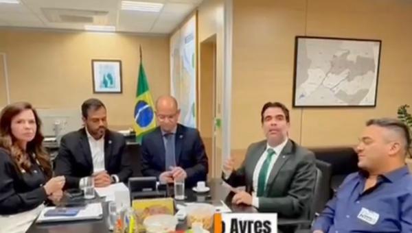 Em Brasília, prefeito Vitor da Reis viabiliza obras para Itaguatins