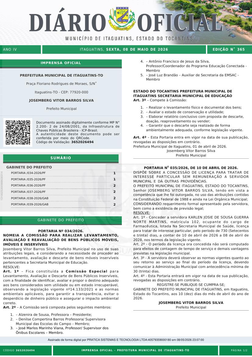 Capa da edição