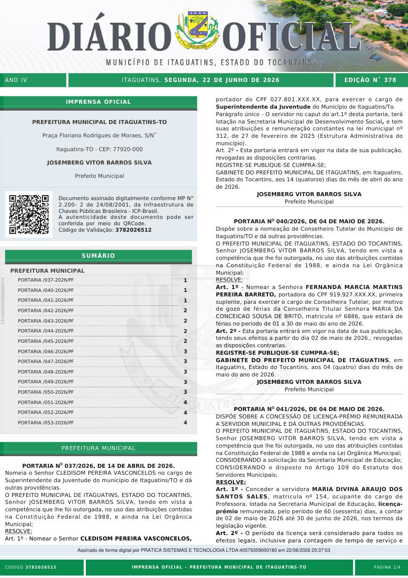 Capa da edição