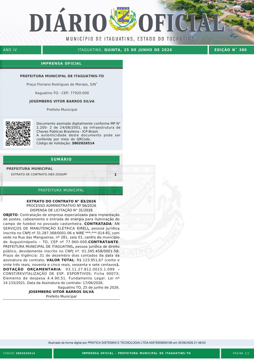 Capa da edição