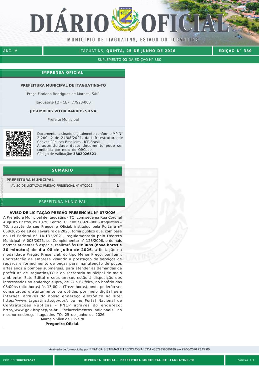 Capa da edição