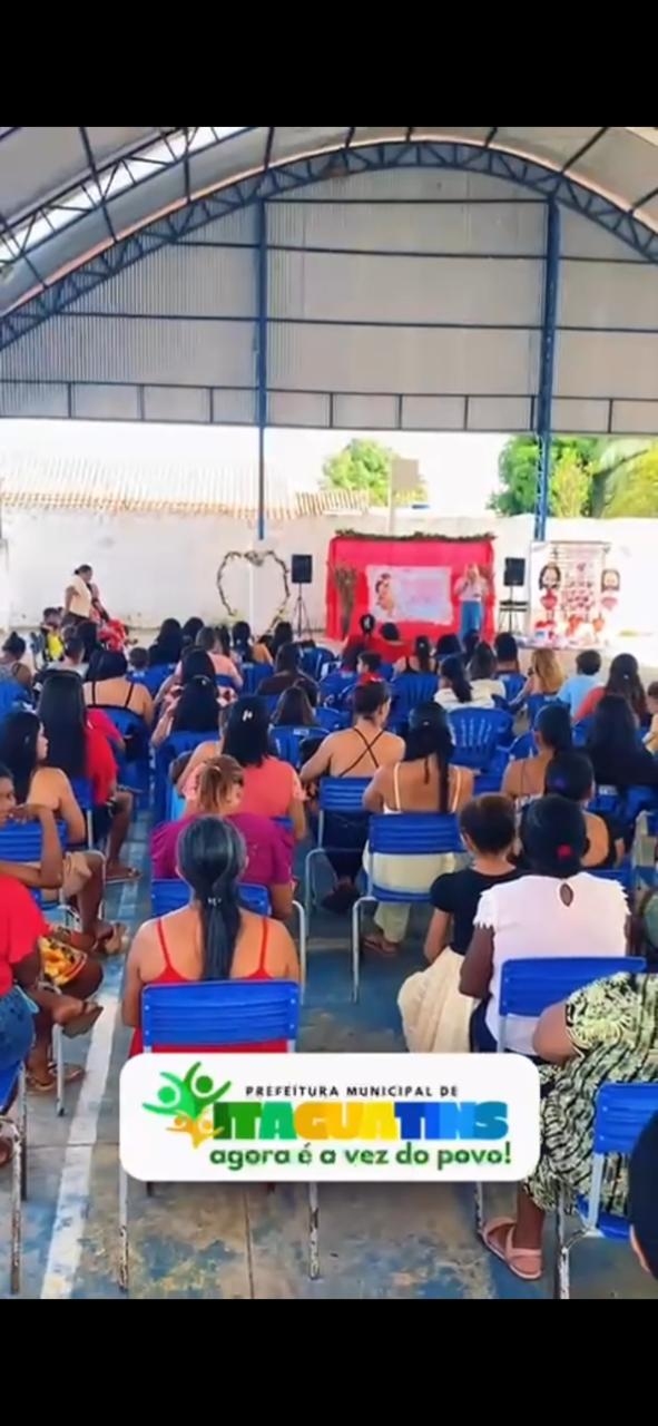 Evento encerra comemoração alusivo ao Dia das Mães na Escola Municipal Santo Antônio da Cachoeira, em Itaguatins