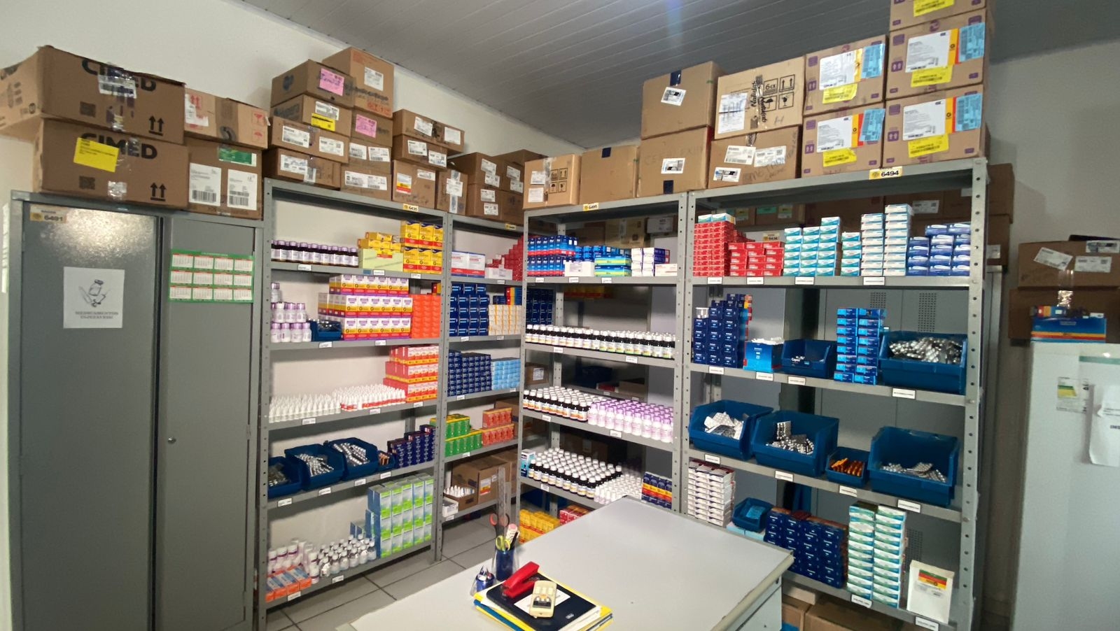 UBS Silvério Pinto é abastecida com medicamentos pela Prefeitura de Itaguatins
