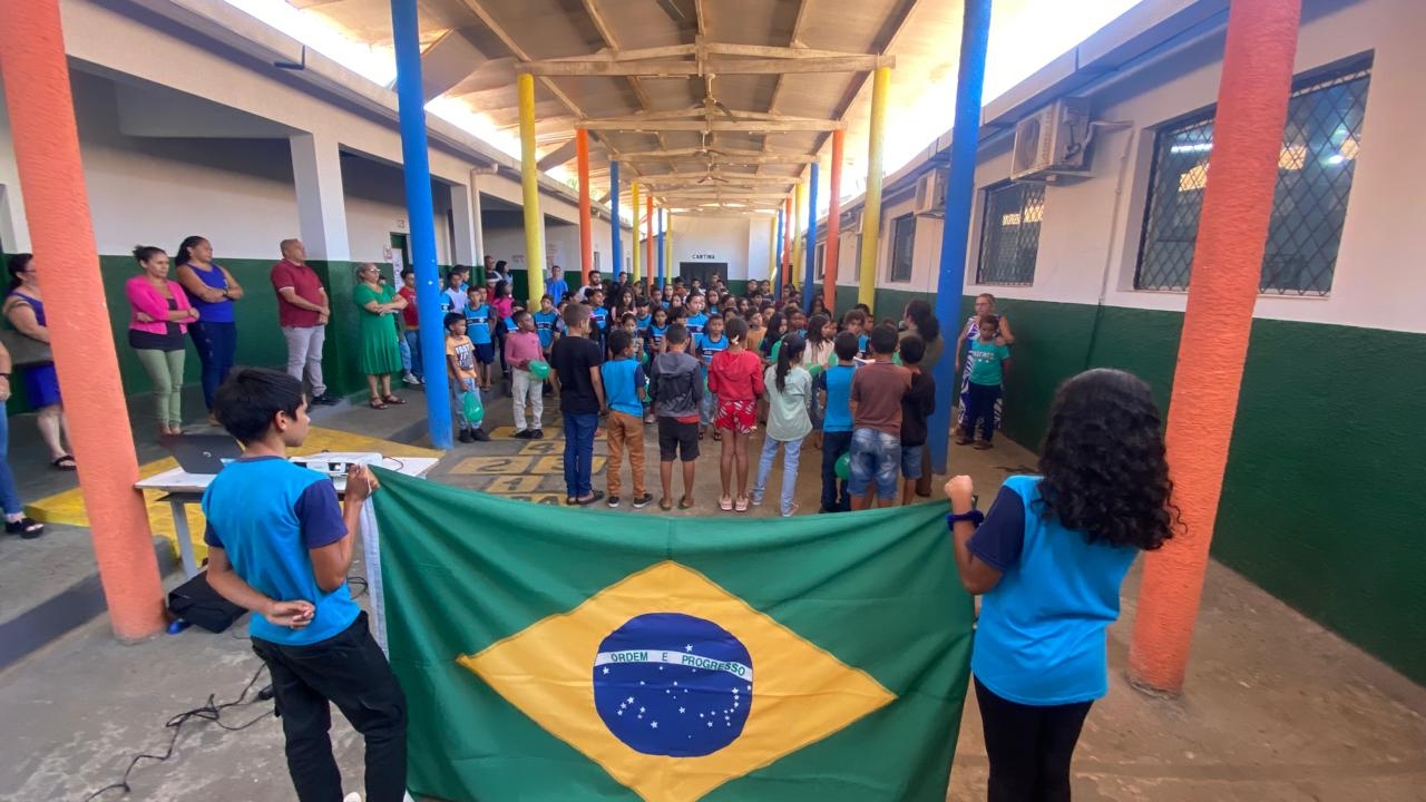 Escola Municipal Santo Antônio da Cachoeira celebra Semana da Pátria com programação especial em Itaguatins