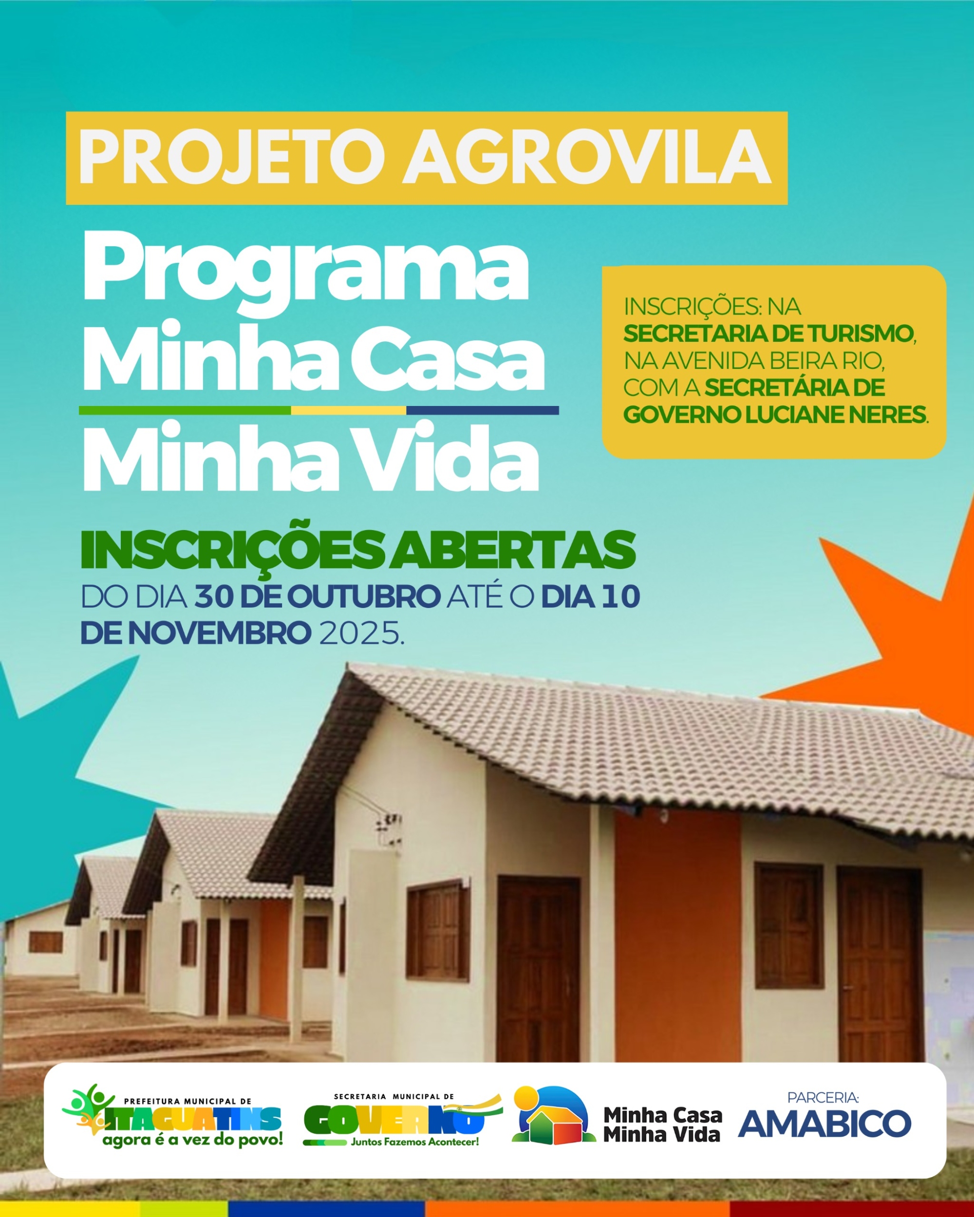 Itaguatins abre inscrições para o Programa Minha Casa, Minha Vida