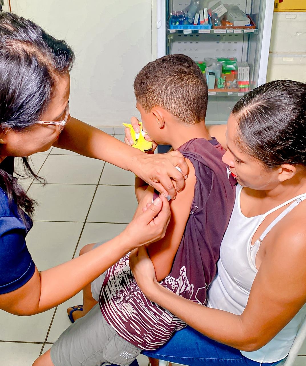 Itaguatins realizou hoje campanha de vacinação de crianças e adolescentes
