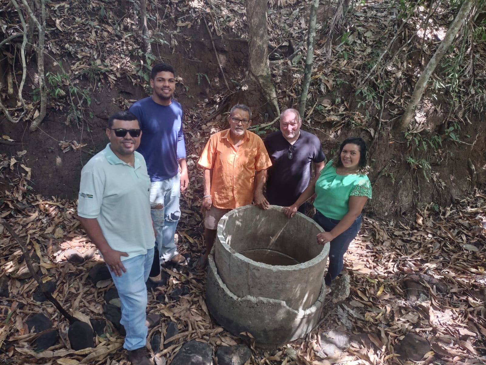 Meio Ambiente acompanha atividade de campo para outorga de água em propriedade rural em Itaguatins